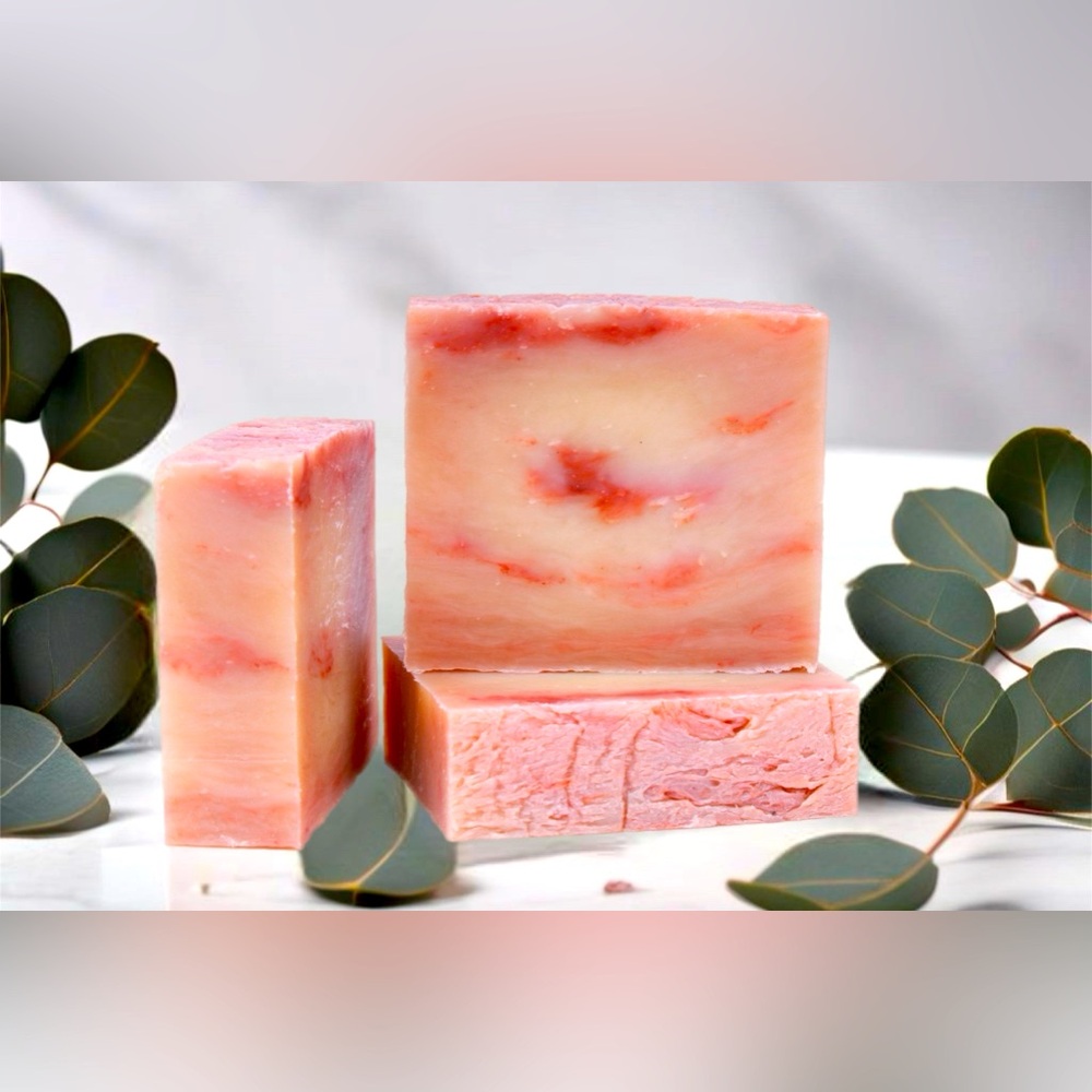 Cherry Almond Aloe Hair, Beard and Body Soap ( Unisex)